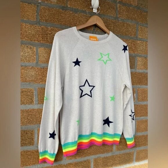 Wispr by Brodie Summer Star Sweater medium - Picture 2 of 7